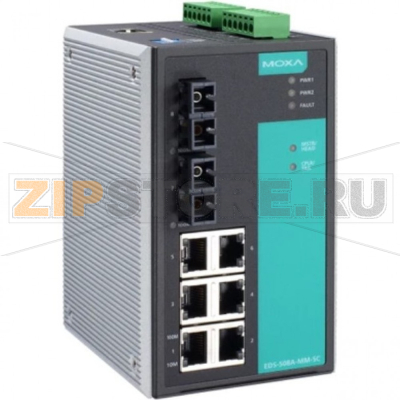 Коммутатор MOXA EDS-508A-SS-SC-80 