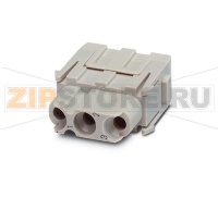 Модуль HEAVYCON для установки гнездовых контактов Phoenix Contact HC-M-03-MOD-BU