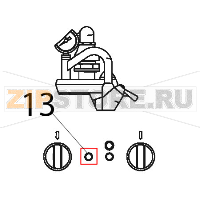 Lampada segn. neon faston arancio 230 V Tecnoinox P81FIE9 Lampada segn. neon faston arancio 230 V Tecnoinox P81FIE9Запчасть на деталировке под номером: 13