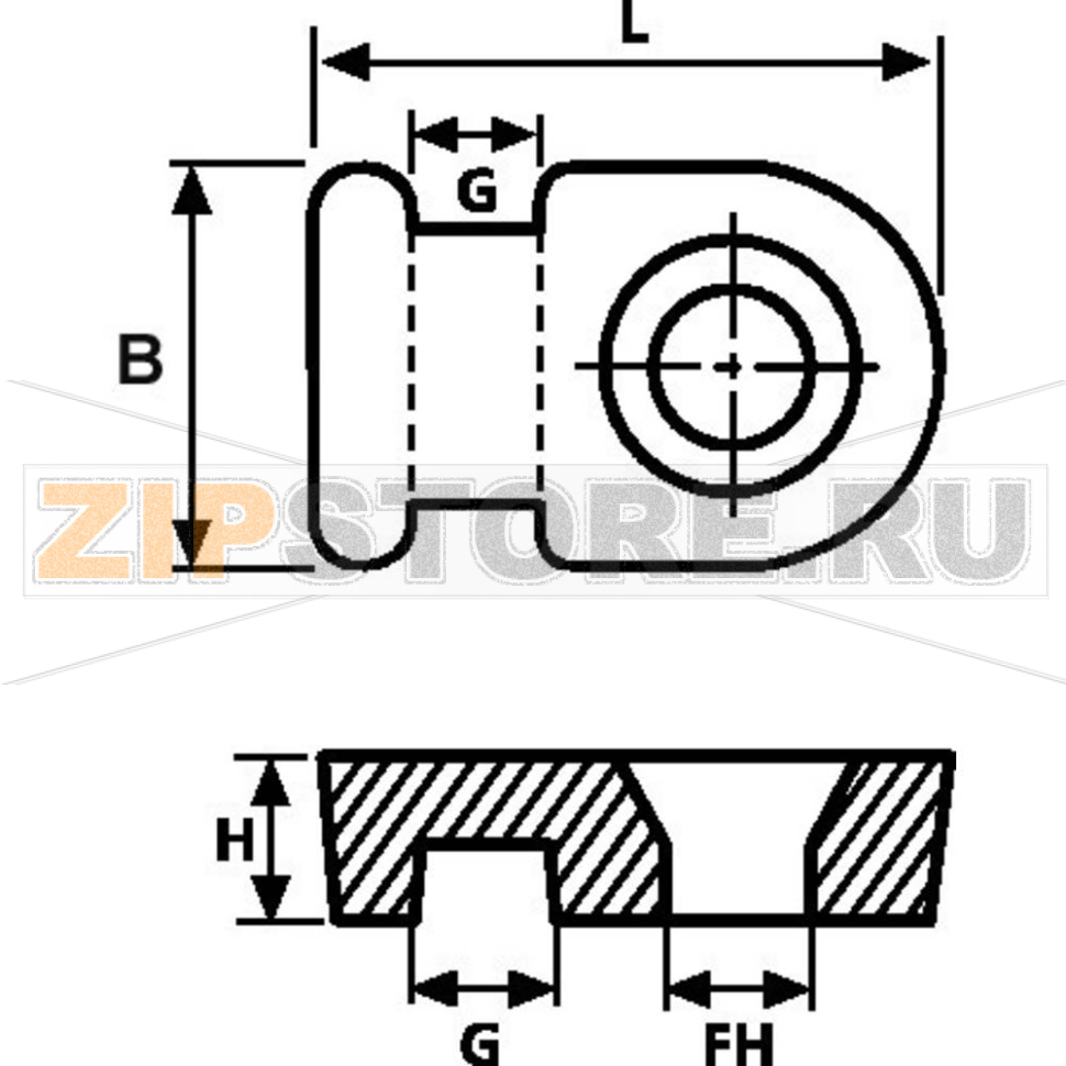 База монтажная с креплением под винт, 1 шт HellermannTyton MB2-PA66-NA-С1 