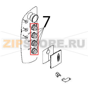 Handle Angelo Po FC1011G Handle Angelo Po FC1011GЗапчасть на деталировке под номером: 7