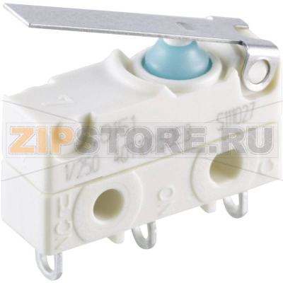Микропереключатель 250 В/AC, 6 A, 1 x вкл/вкл, без фиксации, IP67, 1 шт Marquardt 1045.5112 