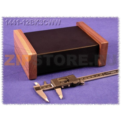 Корпус стальной 178x127x51 мм, черный, 1 шт Hammond 1441-12BK3CWW 