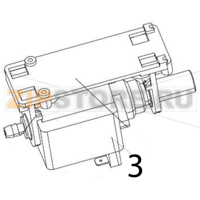 Electromagnetism pump Hurakan HKN-ME709 Electromagnetism pump Hurakan HKN-ME709Запчасть на деталировке под номером: 3