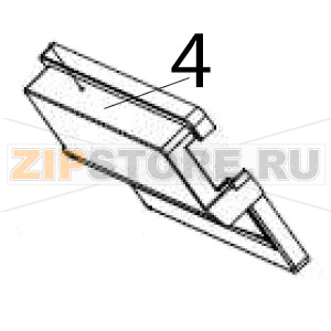 LCD Screen back cover Hurakan HKN-ME717 LCD Screen back cover Hurakan HKN-ME717Запчасть на деталировке под номером: 4