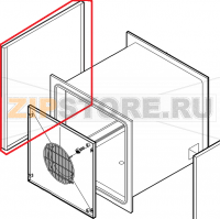 Left side panel until crxxxxxx0 Lainox VE061D  