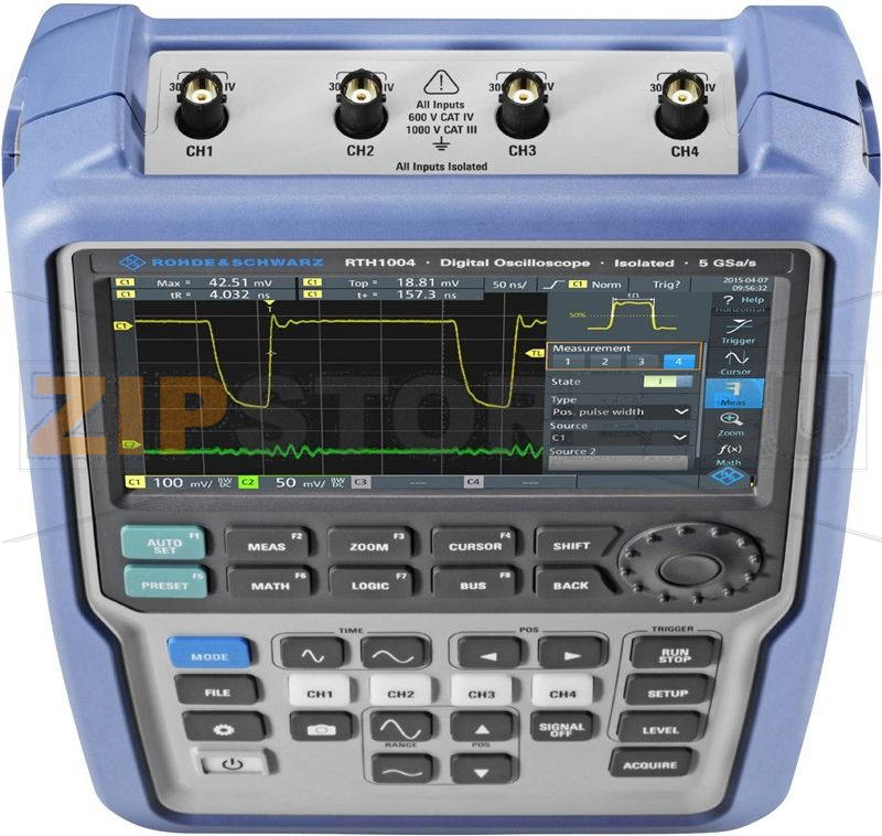 Осциллограф портативный 60 МГц, 500 KP, 10 бит Rohde & Schwarz RTH1004MSO 