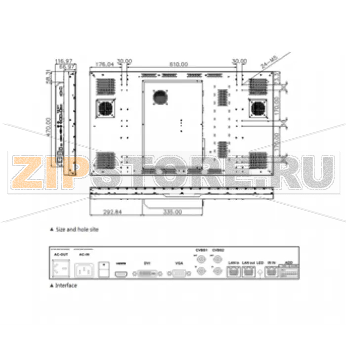 Монитор Dahua DHL460UCH-ES 