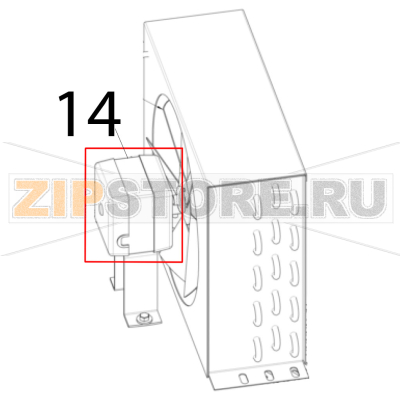 Fan motor ATEX Scotsman B 7040 Fan motor ATEX Scotsman B 7040Запчасть на деталировке под номером: 14