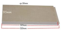 BRIQUE FOND VERMICULITE POELE
