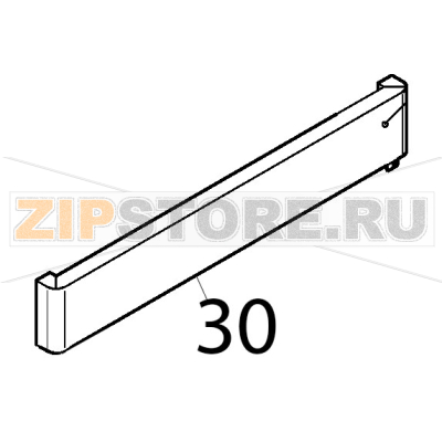Front panel Silanos E1000 Front panel Silanos E1000Запчасть на деталировке под номером: 30