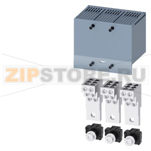 КЛЕММА ДЛЯ КРУГЛОГО ПРОВОДА МЕДН. 6 КАБЕЛЕЙ 3 ШТ. ПРИНАДЛЕЖНОСТЬ ДЛЯ 3VA2 100/160/250 Siemens 3VA9223-0JF60 