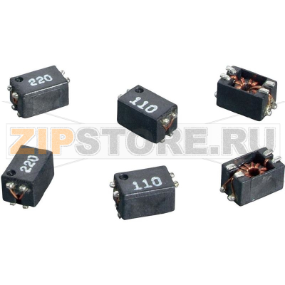Фильтр линейный 22 мкГн, SMD, 0.23 Ом, 1500 Ом, 0.3 A, 1 шт Würth Elektronik WE-SLM 