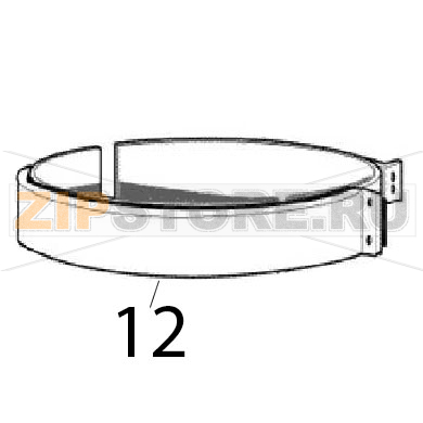 Ins. panel covering Angelo Po 31PIE6 Ins. panel covering Angelo Po 31PIE6Запчасть на деталировке под номером: 12