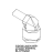 Elbow union with J.Guest terminal Unox XL 405