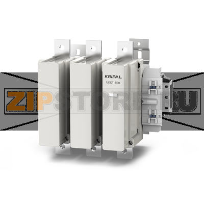 Контактор 800 А, 400 В/AC, 2NO+2NC, 3 полюса, IP20 Kripal UKC1-800-22-400AC 