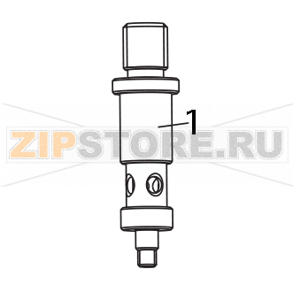 Perno braccio lavaggio risciacquo Elettrobar Fast 161 DP Perno braccio lavaggio risciacquo Elettrobar Fast 161 DPЗапчасть на деталировке под номером: 1