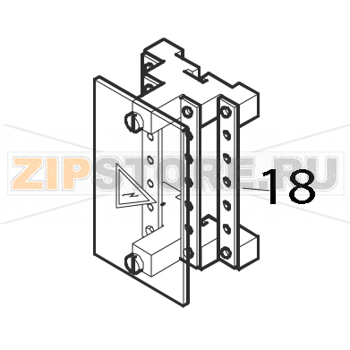 Klemmleiste 4P 600V Elettrobar Niagara 2150 Klemmleiste 4P 600V Elettrobar Niagara 2150Запчасть на деталировке под номером: 18