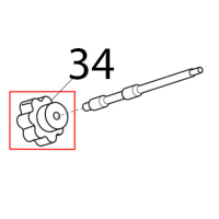 Manopola tir. par. M8, 5 lob grigia Sirman Canova 300