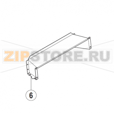 Suction Hobart UXT-10A                                                                                      Suction Hobart UXT-10AЗапчасть на сборочном чертеже под номером: 6Название запчасти на немецком языке языке: Suction Hobart UXT-10A
