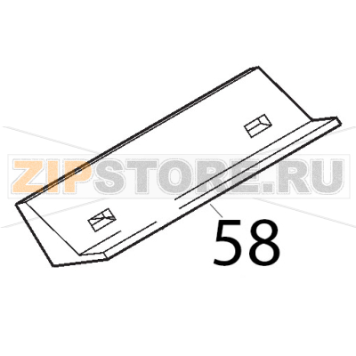 Sup. vela MRR dal 00 ossidato Sirman Mirra 220 Sup. vela MRR dal 00 ossidato Sirman Mirra 220Запчасть на деталировке под номером: 58