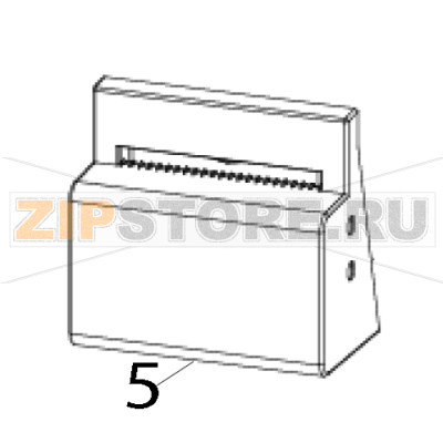 Cutter module / Blue TSC TDP-324 Cutter module / Blue TSC TDP-324Запчасть на деталировке под номером: 5
