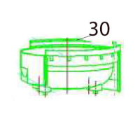 Upper cover Hurakan HKN-CFV60