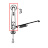 Switch lever and stud KitchenAid 5K45SSEWH