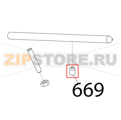 Vite senza testa NE DIN916, M6x8 Sirman Mirra 300 Y09 Vite senza testa NE DIN916, M6x8 Sirman Mirra 300 Y09Запчасть на деталировке под номером: 669