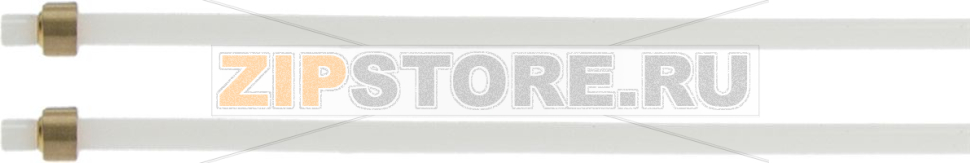 ТРУБКА  PTFE  Ø 2X4 MM - 290 MM С МУФТАМИ 