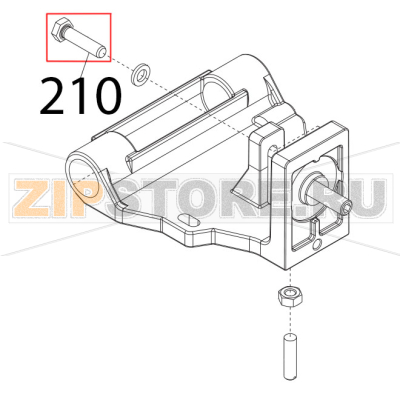 Vite TE T.F. DIN933, M6x30 Sirman Mirra 250 C Vite TE T.F. DIN933, M6x30 Sirman Mirra 250 CЗапчасть на деталировке под номером: 210