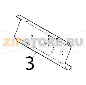 Upper control board Angelo Po 04WBMEV Upper control board Angelo Po 04WBMEVЗапчасть на деталировке под номером: 3