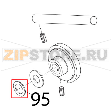 Rondella plast. frizione camma smart Sirman Mirra 250 C Rondella plast. frizione camma smart Sirman Mirra 250 CЗапчасть на деталировке под номером: 95
