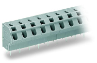 PCB terminal block; 2.5 mm; Pin spacing 7.5/7.62 mm; 9-pole; PUSH WIRE®; 2,50 mm; gray Wago 254-559