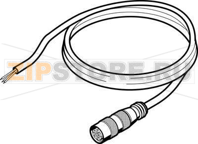 Кабель соединительный 3 м Festo SIM-M12-RS-3GD-3 