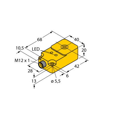Датчик индуктивный Turck BI15U-Q20-AP6X2-H1141 