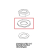 Stainless steel flat washer 50x28x4 Unox XV 303G