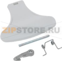 KIT DOOR HANDLE WHITE INDESIT