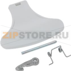 KIT DOOR HANDLE WHITE INDESIT 