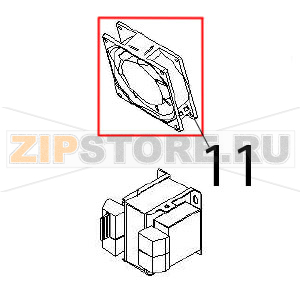 Fan Angelo Po FX61E2 Fan Angelo Po FX61E2Запчасть на деталировке под номером: 11