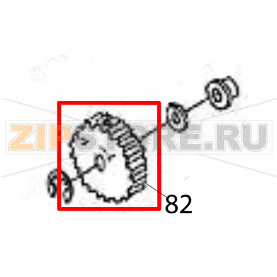 Ribbon pulley a assy Sato HR224 TT Ribbon pulley a assy Sato HR224 TTЗапчасть на деталировке под номером: 82Название запчасти на английском языке: Ribbon pulley a assy Sato HR224 TT.