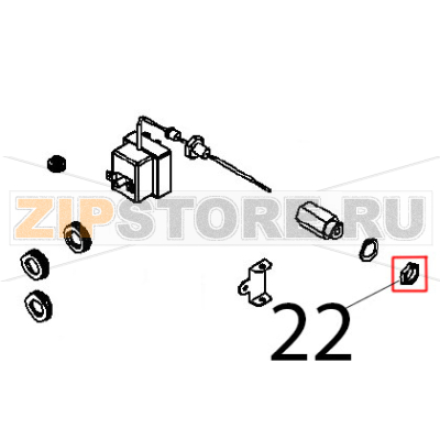 Locknut M16x1.5 Angelo Po FX101E1 Locknut M16x1.5 Angelo Po FX101E1Запчасть на деталировке под номером: 22