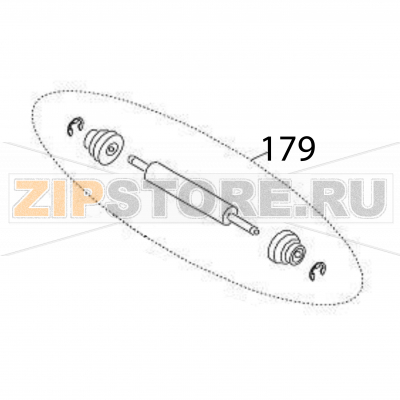 Guide roller SA Sato HR224 TT Guide roller SA Sato HR224 TTЗапчасть на деталировке под номером: 179Название запчасти на английском языке: Guide roller SA Sato HR224 TT.
