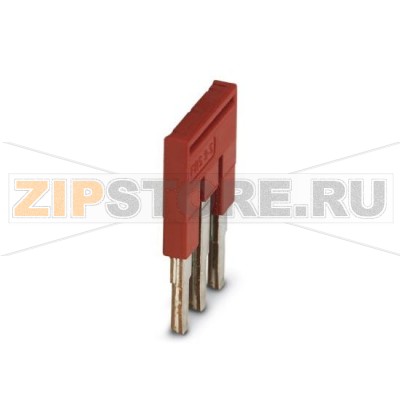 Перемычка Phoenix Contact FBS 3-5 Полюсов: 3, Цвет: красный.Минимальный заказ: 50 шт.Упаковка: 50 шт.