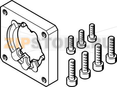 Фланец электродвигателя Festo EAMF-A-44A/B-55A 
