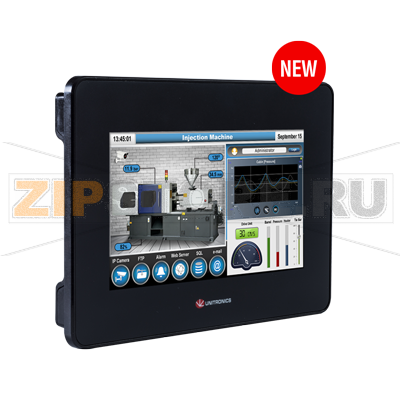 Контроллер 7&quot;, 24 В/DC, 14DI, 2AI, 2RTD/TC, 10TO, 2AO Unitronics US7-B5-TA30 