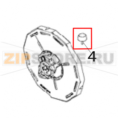 Screw, fixed, M4x10 TSC CPX4D Screw, fixed, M4x10 TSC CPX4DЗапчасть на деталировке под номером: 4