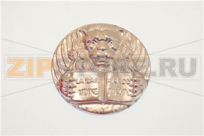 TARGHETTA ALLUMINIO LEONE ARGENTO 