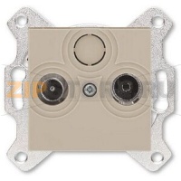 Розетка оконечная TV-R, кофе макиато ABB 2CHH083503A6018