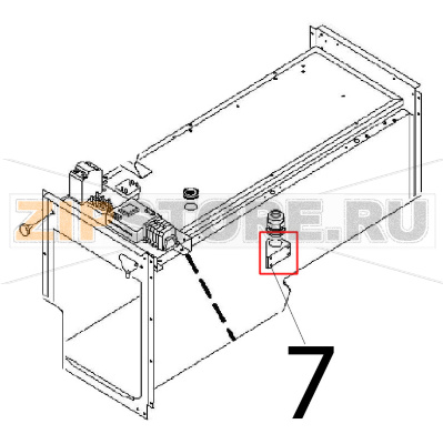 Profile &quot;C&quot; Angelo Po 04WFR3ED Profile "C" Angelo Po 04WFR3EDЗапчасть на деталировке под номером: 7